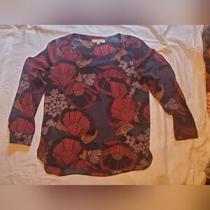 LOFT Floral Blouse -